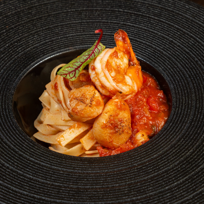 Amatriciana Seafood Pasta 